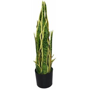 Leaf 55cm Artificial Sansevieria Yellow Green Indoor Plant Leaf 55cm Artificial Sansevieria Yellow Green Indoor Plant