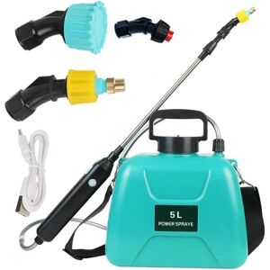 Aiperq - 5L Electric Sprayer, Rechargeable Telescopic Spray Gun with 2 Nozzles, Wide Neck Cap, 2400mAh Battery for Garden Plant Spray Cleaning (A-5L) Aiperq - 5L Electric Sprayer, Rechargeable Telescopic Spray Gun with 2 Nozzles, Wide Neck Cap, 2400mAh Battery for Garden Plant Spray Cleaning (A-5L)