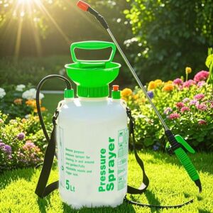 BEXTSRACK 5L High-Pressure Pump Sprayer – Garden Herbicide Sprayer with Adjustable Strap, Ideal for Pesticides, Fungicides & Cleaning – White BEXTSRACK 5L High-Pressure Pump Sprayer – Garden Herbicide Sprayer with Adjustable Strap, Ideal for Pesticides, Fungicides & Cleaning – White