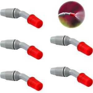 COOCHEER 5Pcs Plastic Nozzle Set, Garden Irrigation Spray Accessories, Sprayer Replacement Parts, Shoulder Cone Sprinkler Head for Watering and Cleaning COOCHEER 5Pcs Plastic Nozzle Set, Garden Irrigation Spray Accessories, Sprayer Replacement Parts, Shoulder Cone Sprinkler Head for Watering and Cleaning