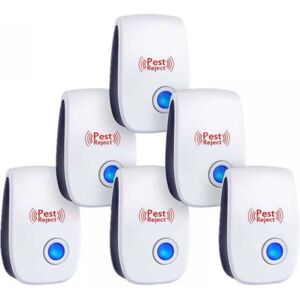 Odipie - 6-Pack Ultrasonic Pest Repeller Indoor for Mosquitoes/Mice/Cockroaches/Rodents/Ants/Spider/Insects Odipie - 6-Pack Ultrasonic Pest Repeller Indoor for Mosquitoes/Mice/Cockroaches/Rodents/Ants/Spider/Insects