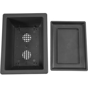 TLILY 6 Packs Bonsai Training Pots with Tray Plastic Plants Growing Pot for Garden Yard Living Room 22.5X16.5cm TLILY 6 Packs Bonsai Training Pots with Tray Plastic Plants Growing Pot for Garden Yard Living Room 22.5X16.5cm