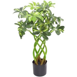 Leaf - 70cm Artificial Plant Bonsai Bush Twisted Stem Golden Capella Leaf - 70cm Artificial Plant Bonsai Bush Twisted Stem Golden Capella