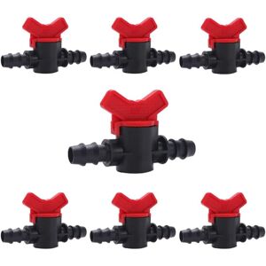 Memkey - 7pcs Irrigation Switch Valve, Irrigation Pipe Valve Switch, pe Plastic Garden Tap, Double Male Barb Tap, for Garden Lawn Irrigation, for Memkey - 7pcs Irrigation Switch Valve, Irrigation Pipe Valve Switch, pe Plastic Garden Tap, Double Male Barb Tap, for Garden Lawn Irrigation, for