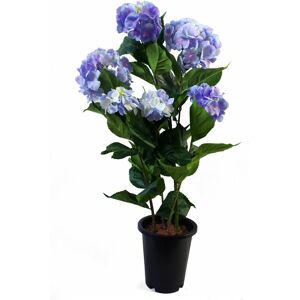 Leaf 90cm Artificial Hydrangea Plant Blue with 200 Flowers Leaf 90cm Artificial Hydrangea Plant Blue with 200 Flowers