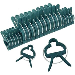 100Pcs Garden Plant Clips, Reusable Greenhouse Gardening Support Clips for Flower Beds Vine Vegetables Tomatoes (2 Sizes) - Alwaysh 100Pcs Garden Plant Clips, Reusable Greenhouse Gardening Support Clips for Flower Beds Vine Vegetables Tomatoes (2 Sizes) - Alwaysh