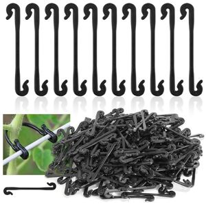 Alwaysh - 300 Pcs Tomato Tie Clamp Support Clips for Climbing Plants, Grape Vine Hooks, Climbing Plant Tomato Clips for Fruit, Other Garden Plants, Alwaysh - 300 Pcs Tomato Tie Clamp Support Clips for Climbing Plants, Grape Vine Hooks, Climbing Plant Tomato Clips for Fruit, Other Garden Plants,
