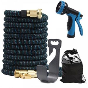 AlwaysH Expandable Watering Hose 15m 50ft, 10 Modes Retractable Watering Hoses Gun, Flexible Watering Hose for Garden Gardening Irrigation Cleaning AlwaysH Expandable Watering Hose 15m 50ft, 10 Modes Retractable Watering Hoses Gun, Flexible Watering Hose for Garden Gardening Irrigation Cleaning