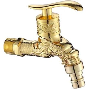 Alwaysh - Old Fashioned Faucet, Retro Wall Faucet, Outdoor Garden Faucet, Antique Faucet, Vintage Wall Faucet, Antique Copper Dragon Carved Faucet Alwaysh - Old Fashioned Faucet, Retro Wall Faucet, Outdoor Garden Faucet, Antique Faucet, Vintage Wall Faucet, Antique Copper Dragon Carved Faucet