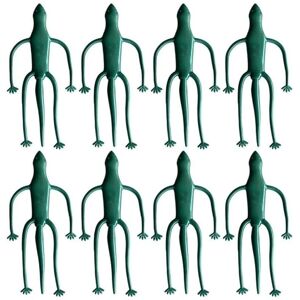 Alwaysh - Set of 8 Lizard Garden Plant Ties, Climbing Plant Ties, Canes, Trees, Garden Plants, Green Twist Ties for Gardening, Home, Office Alwaysh - Set of 8 Lizard Garden Plant Ties, Climbing Plant Ties, Canes, Trees, Garden Plants, Green Twist Ties for Gardening, Home, Office