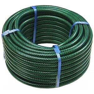 AM-TECH Garden Hose Pipe 30m Reel 98ft Outdoor Reinforced PVC Hosepipe Green Pond U2574 AM-TECH Garden Hose Pipe 30m Reel 98ft Outdoor Reinforced PVC Hosepipe Green Pond U2574