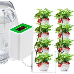 Tonchean - Automatic Drip Irrigation Kit, Automatic Irrigation System with Filter for Indoor Plants, usb Charging, diy Irrigation Kit, Self Watering Tonchean - Automatic Drip Irrigation Kit, Automatic Irrigation System with Filter for Indoor Plants, usb Charging, diy Irrigation Kit, Self Watering