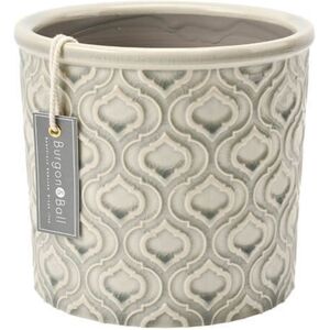Burgon & Ball Glazed Pot Venetian Large Grey Burgon & Ball Glazed Pot Venetian Large Grey