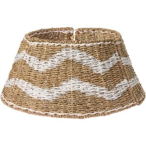 BELIANI Christmas Tree Collar HIVER Seagrass Natural 60 cm BELIANI Christmas Tree Collar HIVER Seagrass Natural 60 cm