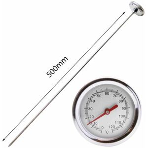 TORMATOR Compost Soil Tester with Stainless Steel Probe - Thermometer for Garden and Lawn Compost Bin TORMATOR Compost Soil Tester with Stainless Steel Probe - Thermometer for Garden and Lawn Compost Bin