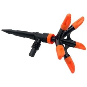 Csparkv - 14x26.5cm Efficient 5-Arm Garden Lawn Sprinkler Farm Watering Plastic Irrigation Nozzle Flower Watering Tool for Gardeners Csparkv - 14x26.5cm Efficient 5-Arm Garden Lawn Sprinkler Farm Watering Plastic Irrigation Nozzle Flower Watering Tool for Gardeners