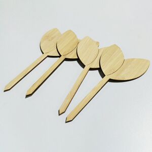 Csparkv - 30 Pieces 12CM Outdoor Garden Labels, Bamboo Plant Labels, Vegetable Garden Labels, Seedling Labels, Suitable for Succulent Vegetables and Csparkv - 30 Pieces 12CM Outdoor Garden Labels, Bamboo Plant Labels, Vegetable Garden Labels, Seedling Labels, Suitable for Succulent Vegetables and