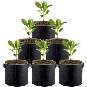 6 Pack 3 Gallon Non-Woven Fabric Planting Bags Grow Bags for Potatoes, Tomatoes, Vegetables, Herbs 3 Gallon - Csparkv 6 Pack 3 Gallon Non-Woven Fabric Planting Bags Grow Bags for Potatoes, Tomatoes, Vegetables, Herbs 3 Gallon - Csparkv