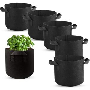 CSPARKV 6 Pcs Planting Bags, Non-Woven Fabric Pot with Handles for Planting Potatoes Tomatoes Strawberries Vegetable Flowers and Other Plants (2 Gallons) CSPARKV 6 Pcs Planting Bags, Non-Woven Fabric Pot with Handles for Planting Potatoes Tomatoes Strawberries Vegetable Flowers and Other Plants (2 Gallons)