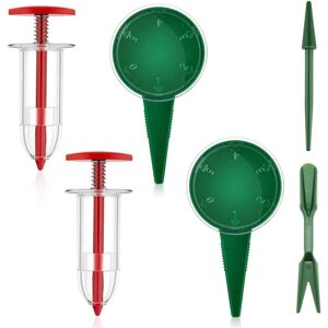 Csparkv - 6 Pieces Seed Sower Set, Seed Dispenser Set, Portable Seed Sower, Seed Planter, Planter Garden Supplies for Garden Vegetable Farm Csparkv - 6 Pieces Seed Sower Set, Seed Dispenser Set, Portable Seed Sower, Seed Planter, Planter Garden Supplies for Garden Vegetable Farm