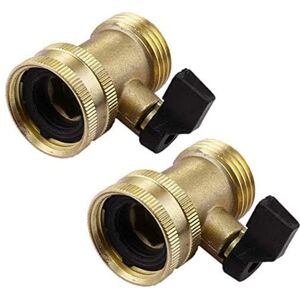 Csparkv - Garden Hose Quick Connector with Shut-Off Valve Quick Connect Fittings with Ball Valve, Easy Connect and Quick Release Adapters Csparkv - Garden Hose Quick Connector with Shut-Off Valve Quick Connect Fittings with Ball Valve, Easy Connect and Quick Release Adapters