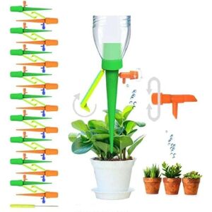 Ymyny - Drip Irrigation Kit with 18 Spikes, Automatic Watering for Outdoor Plants, Green Orange mumu Ymyny - Drip Irrigation Kit with 18 Spikes, Automatic Watering for Outdoor Plants, Green Orange mumu