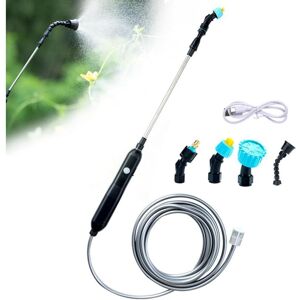 Aiperq - Electric Garden Sprayer Roof Sprayer Electric Sprayer Telescopic Lance Sprayer with 4 Nozzles and 10m Hose usb Rechargeable Lawn Watering Aiperq - Electric Garden Sprayer Roof Sprayer Electric Sprayer Telescopic Lance Sprayer with 4 Nozzles and 10m Hose usb Rechargeable Lawn Watering