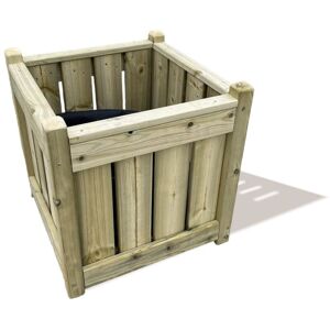 Elegant Square Planter - Timber - L50 x W50 x H49 cm - Fully Assembled Elegant Square Planter - Timber - L50 x W50 x H49 cm - Fully Assembled