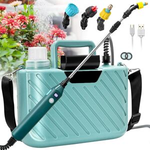 COOCHEER 5V/2400mAh Electric Sprayer, 5L Garden Sprayer, Roof Sprayer with Retractable Pressure Sprayer with 3 Adjustable Nozzles and 5L Water Tank COOCHEER 5V/2400mAh Electric Sprayer, 5L Garden Sprayer, Roof Sprayer with Retractable Pressure Sprayer with 3 Adjustable Nozzles and 5L Water Tank