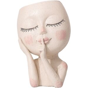 TLILY Face Planter Pots Head Planter, , Flower Pot for Indoor Outdoor Plants TLILY Face Planter Pots Head Planter, , Flower Pot for Indoor Outdoor Plants