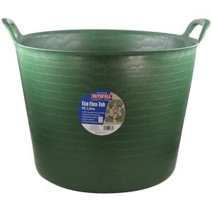 Faithfull - Eco Flex Tub Bucket 42 litre - Recycled Green FAIECOFLXG42 Faithfull - Eco Flex Tub Bucket 42 litre - Recycled Green FAIECOFLXG42