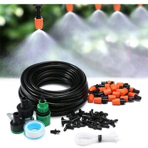 Tonchean - Garden Drip Irrigation Kit, 55Pcs Automatic Patio Plant Watering System with Adjustable Nozzle for Landscape Flower Bed (15m) Tonchean - Garden Drip Irrigation Kit, 55Pcs Automatic Patio Plant Watering System with Adjustable Nozzle for Landscape Flower Bed (15m)
