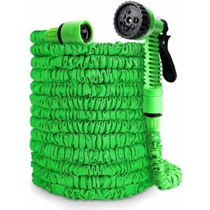 Hoopzi - Garden Hose, 30m 100ft Flexible Hose Extendable Hose with 8 Function Gun for Gardening, Car Wash, Watering, Bathing Animal Hoopzi - Garden Hose, 30m 100ft Flexible Hose Extendable Hose with 8 Function Gun for Gardening, Car Wash, Watering, Bathing Animal