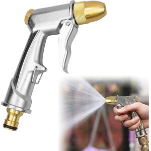 COOCHEER Garden Hose Gun with Brass Nozzle, Metal Garden Hose Gun, Watering Can Gun, Heavy Duty Garden Water Gun, for Car Washing and Lawn Watering COOCHEER Garden Hose Gun with Brass Nozzle, Metal Garden Hose Gun, Watering Can Gun, Heavy Duty Garden Water Gun, for Car Washing and Lawn Watering