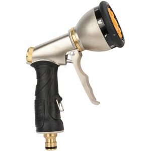 Soleil - Garden Hose Pipe Spray Gun, 9 Adjustable Patterns Garden Hose Gun, Metal Multifunction Water Sprayer for Plant Watering, Car and Pet Washing Soleil - Garden Hose Pipe Spray Gun, 9 Adjustable Patterns Garden Hose Gun, Metal Multifunction Water Sprayer for Plant Watering, Car and Pet Washing