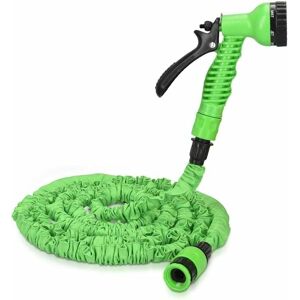 Ymyny - Garden Hoses, 30 m Expandable Garden Hose with Brass Fittings/7 Function Nozzles for Garden Watering (Green) Ymyny - Garden Hoses, 30 m Expandable Garden Hose with Brass Fittings/7 Function Nozzles for Garden Watering (Green)