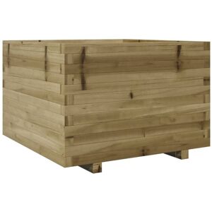 vidaXL Pine Wood Garden Planter 70x70x49.5 cm - Garden Planter vidaXL Pine Wood Garden Planter 70x70x49.5 cm - Garden Planter