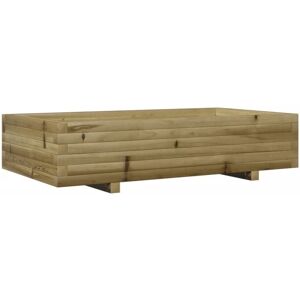 vidaXL Garden Planter - 110x60x26.5 cm Impregnated Pine Wood vidaXL Garden Planter - 110x60x26.5 cm Impregnated Pine Wood