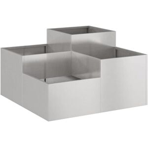 Garden Planter Rusty 80 x 80 x 48 cm Weathering steel Vidaxl Garden Planter Rusty 80 x 80 x 48 cm Weathering steel Vidaxl