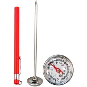 TORMATOR Garden soil temperature thermometer, 125mm stainless steel soil temperature gauge, gardening accessories, compost thermometer for potting, garden TORMATOR Garden soil temperature thermometer, 125mm stainless steel soil temperature gauge, gardening accessories, compost thermometer for potting, garden