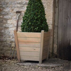 Garden Trading Kingham Wooden Planter Flower Tree Shrub Plant Pot 60cm Garden Trading Kingham Wooden Planter Flower Tree Shrub Plant Pot 60cm