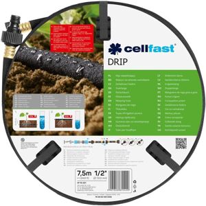 Cellfast - Garden Weeping Hose Drip Irrigation Watering Hosepipe 1/2 x 15m, Fits Hozelock Cellfast - Garden Weeping Hose Drip Irrigation Watering Hosepipe 1/2 x 15m, Fits Hozelock