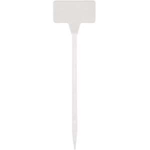 TLILY Gardens Planting Tools 50 Pcs Bonsai Plastic Plant Labels Garden T-Type Upturned Tags Markers Nursery White TLILY Gardens Planting Tools 50 Pcs Bonsai Plastic Plant Labels Garden T-Type Upturned Tags Markers Nursery White