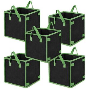 BEAFACE 10 Gallon Grow Bags 5 Pack – Fabric Plant Pots with Handles, Vegetable Planter Bags BEAFACE 10 Gallon Grow Bags 5 Pack – Fabric Plant Pots with Handles, Vegetable Planter Bags