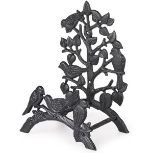 BEIJIYI Heavy Duty Cast Iron Garden Hose Holder - Wall Mounted Garden Hose Rack - Decorative Retro Hose Reel - Metal Hose Holder for Indoor and Outdoor Use BEIJIYI Heavy Duty Cast Iron Garden Hose Holder - Wall Mounted Garden Hose Rack - Decorative Retro Hose Reel - Metal Hose Holder for Indoor and Outdoor Use