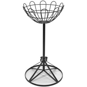 Garden Pride - Plant Stand High Jardiniere Planter Steel Black Garden Pride - Plant Stand High Jardiniere Planter Steel Black