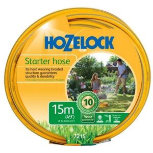 Hozelock 7215 Starter Hose - 15m, 12.5mm, Braided, 10-Year Guarantee Hozelock 7215 Starter Hose - 15m, 12.5mm, Braided, 10-Year Guarantee