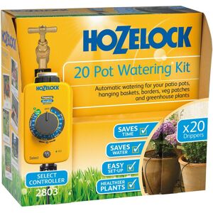 Hozelock - Plus Auto 20 Plant Pot 7.5m Hedge Watering Kit 2803 Select Timer Hozelock - Plus Auto 20 Plant Pot 7.5m Hedge Watering Kit 2803 Select Timer