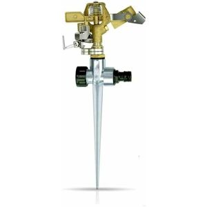 Hoopzi - Impulse Garden Sprinkler, 360 Degree Heavy Duty Impact Lawn Sprinkler Irrigation Sprayer with Metal Spike for Watering Plants Flowers Veggies Hoopzi - Impulse Garden Sprinkler, 360 Degree Heavy Duty Impact Lawn Sprinkler Irrigation Sprayer with Metal Spike for Watering Plants Flowers Veggies
