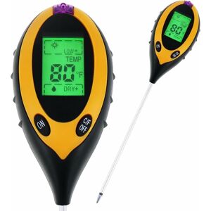 Mumu - in 1 Indoor Outdoor Digital Soil Testing Instrument pH Tester Acidity Sunlight Moisture Temperature for Garden Farm Lawn Flowers Plants Mumu - in 1 Indoor Outdoor Digital Soil Testing Instrument pH Tester Acidity Sunlight Moisture Temperature for Garden Farm Lawn Flowers Plants